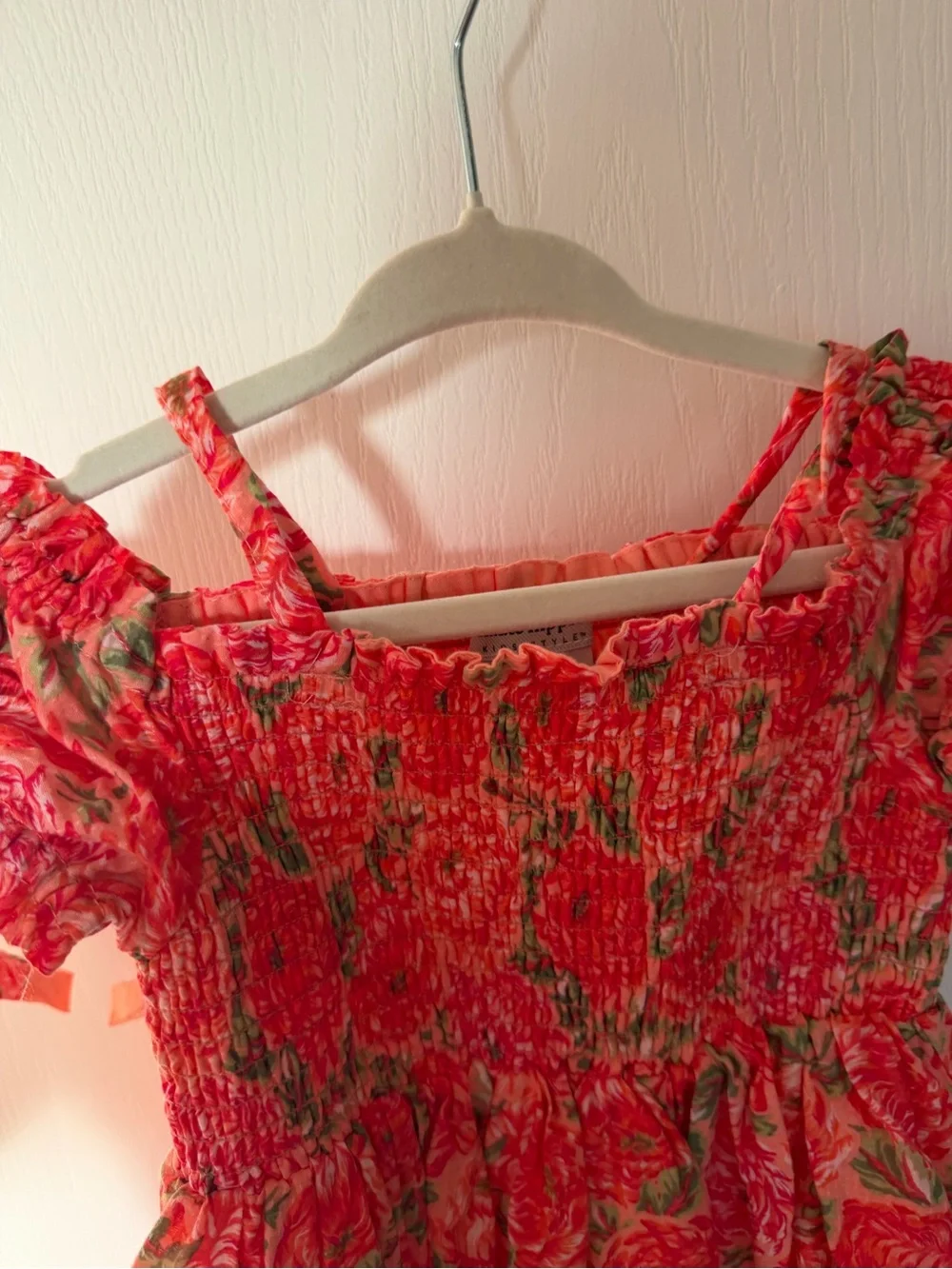 Floral Smocked Sundress & Headband